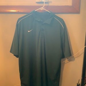 Nike green dri fit XL polo